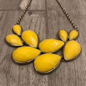 Yellow Bib Necklace